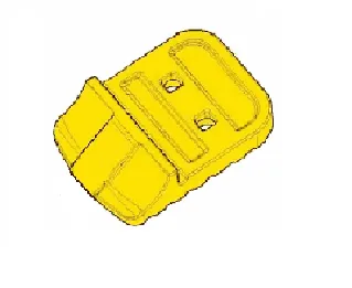 174-4115,1744115 980 980 F/G/H HALV PIL SEGMENTKANT