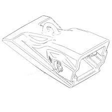 385-4813 Caterpillar 994390 A200 lang forskjøvet tann