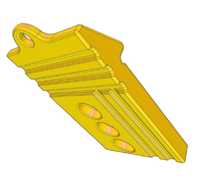Caterpillar End Edge Segment 253-0077