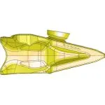 P120T P120TL KPRIME TIGER TEETH POINT FOR PC1200 PC1250