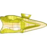 P200T P200TL KPRIME Komatsu PC2000 Tiger Tip Point